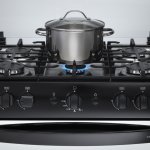 INDURAMA ESTUFA A GAS DE 30" 6 QUEMADORES COLOR NEGRO LÃNEA ZAFIRO