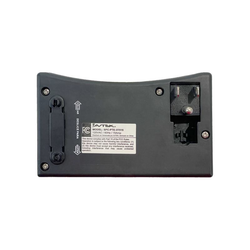 AVTEK PROTECTOR DE VOLTAJE 120VA CORTACORRIENTE 3 TOMAS PTE-3T515