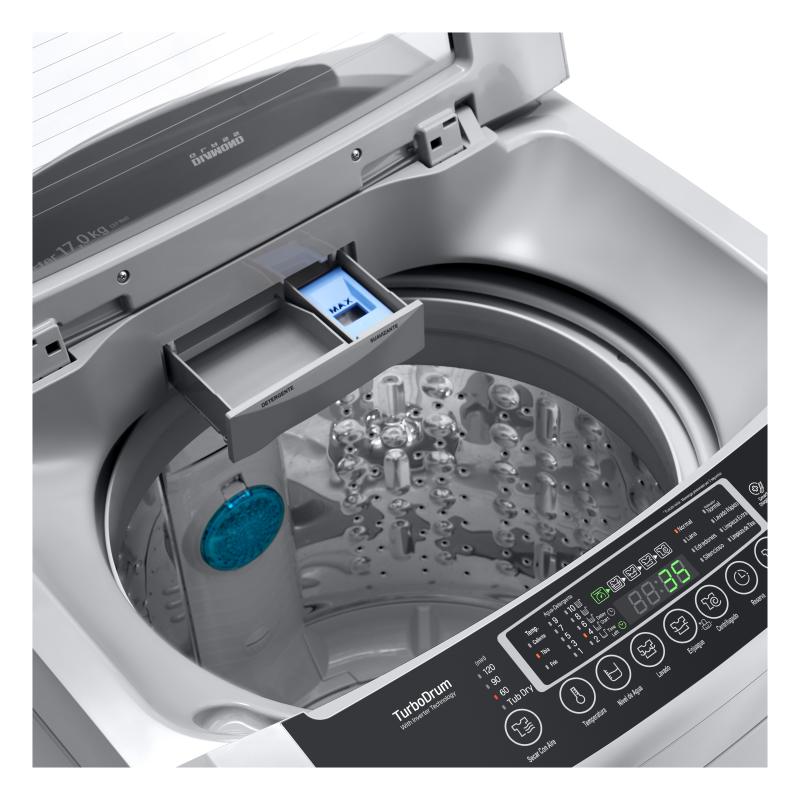 Lg Lavadora carga superior smart inverter de 17kg wt17