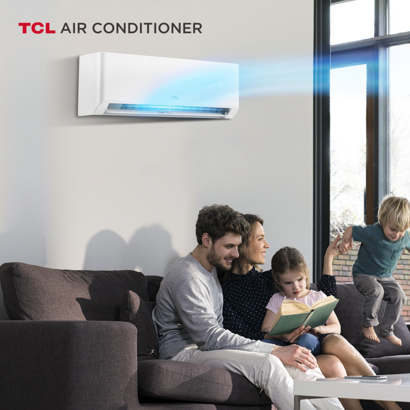 Tcl Aire acondicionado split inverter de 12000btu alta eficiencia r32 wi-fi tac12csdi