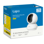 Tp-link Cámara de vigilancia inalámbrica wi-fi 1080p visión 360° visión nocturna con detección ia c200