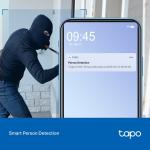 Tp-link Cámara de vigilancia para exteriores con visión nocturna y detección ia c310