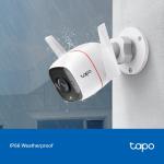 Tp-link Cámara de vigilancia para exteriores con visión nocturna y detección ia c310