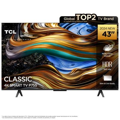 TCL SMART TV DE 43" UHD 4K HDR10+ P755
