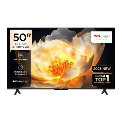 TCL SMART TV DE 50" UHD 4K GOOGLE TV V6C