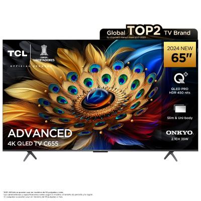 TCL SMART TV DE 65" QLED 4K GOOGLE TV C655
