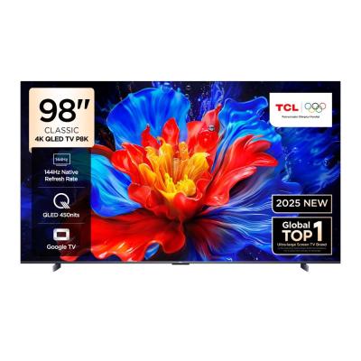TCL SMART TV DE 98" QLED 4K 144HZ GOOGLE TV P8K