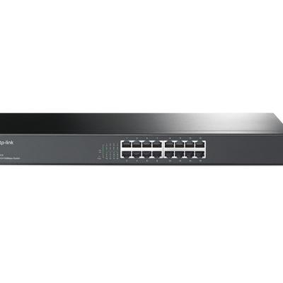 TP-LINK SWITCH DE 16 PUERTOS 10/100MBPS PARA MONTAJE EN RACK TLSF10