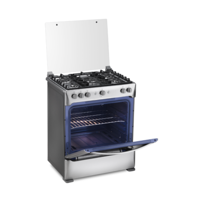 INDURAMA ESTUFA A GAS DE 30" 5 QUEMADORES COLOR ACERO LÃNEA ZAFIRO