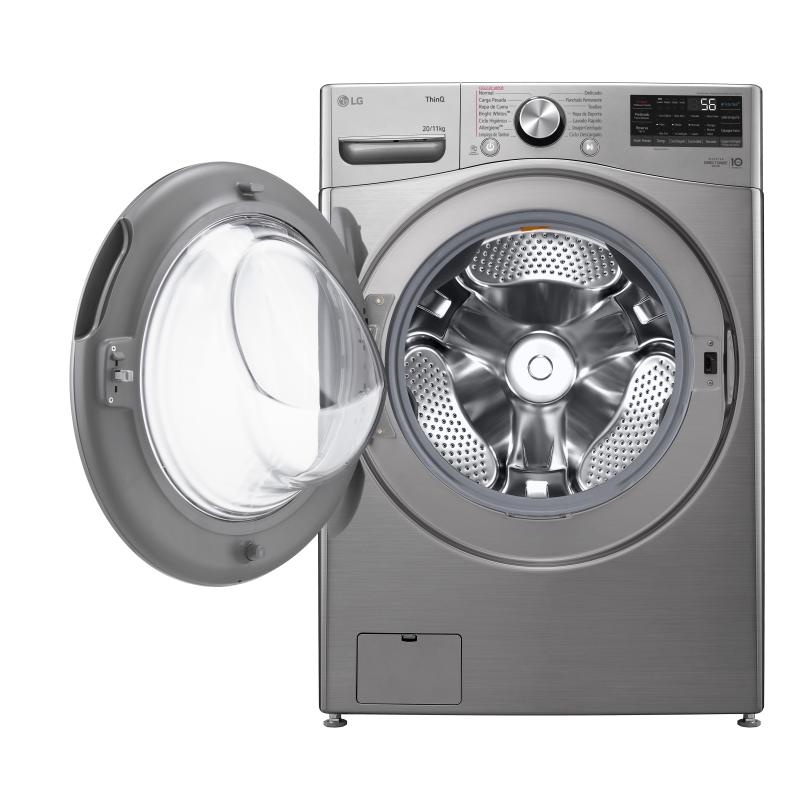 Lg Lavadora(20kg) y secadora(11kg) 2 en 1 carga frontal inverter ai dd con conectividad lg thinq color s