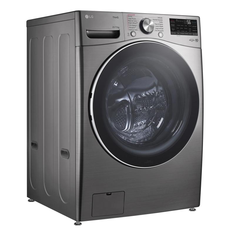 Lg Lavadora(20kg) y secadora(11kg) 2 en 1 carga frontal inverter ai dd con conectividad lg thinq color s