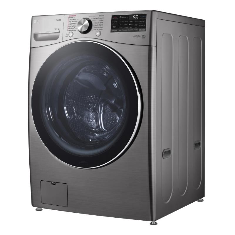 Lg Lavadora(20kg) y secadora(11kg) 2 en 1 carga frontal inverter ai dd con conectividad lg thinq color s