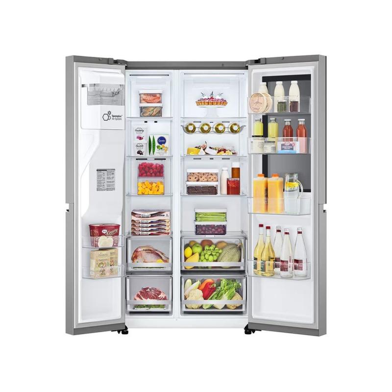 Lg Refrigerador side by side 22.4cuft (net) / 24cuft (gross) thinq instaview inverter vs25