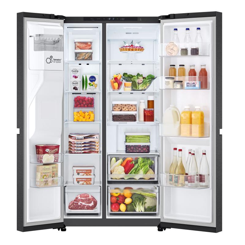 LG REFRIGERADORA SIDE BY SIDE 23CUFT(GROSS) / 22CUFT(NET) SMART INVERTER ESSENCE MATTE BLACK