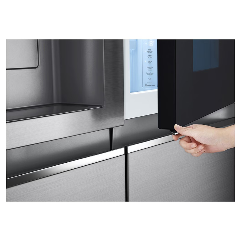 Lg Refrigeradora side by side de 22.4p³ instaview door in door craft ice vs25xh