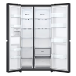 Lg Refrigeradora side by side 27p³ smart inverter negro matte