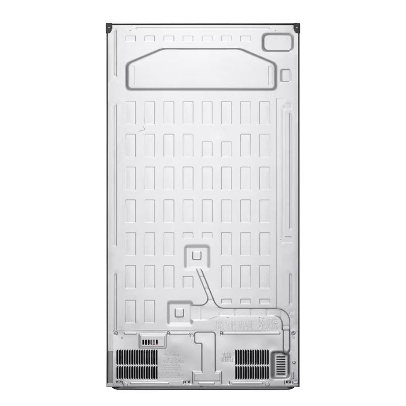 Lg Refrigeradora side by side 27p³ smart inverter negro matte