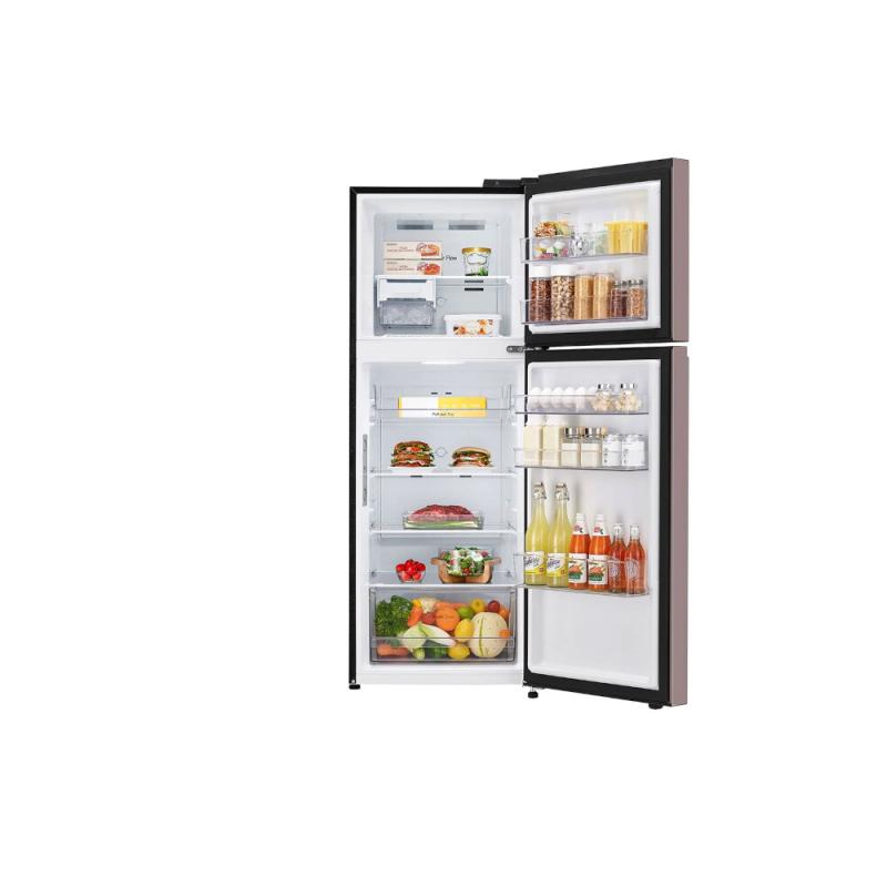 Lg Refrigeradora top freezer 13.2cuft(net) vt38 smart inverter compressor linearcooling puerta clay pink