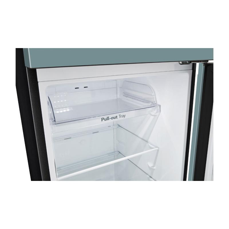 Lg Refrigeradora top freezer 13.2cuft(net) vt38 smart inverter compressor linearcooling puerta clay mint