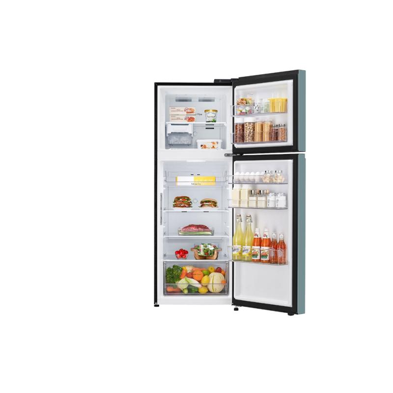 Lg Refrigeradora top freezer 13.2cuft(net) vt38 smart inverter compressor linearcooling puerta clay mint