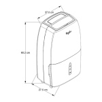 WHIRLPOOL DESHUMIDIFICADOR DE 20L COLOR BLANCO