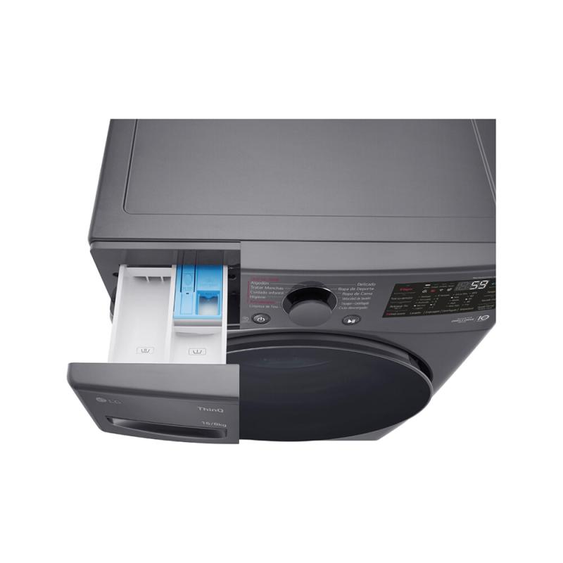 Lg Lavasecadora carga frontal 16kg/8kg wd16mg 6 motion dd con motor inverter ai direct drive turbowash