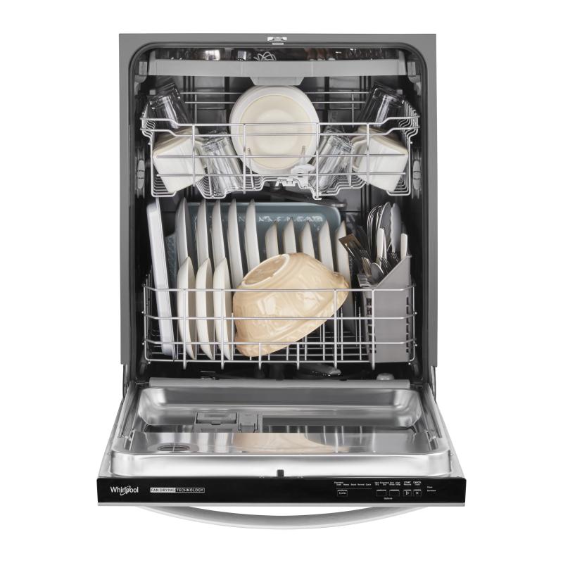 WHIRLPOOL LAVAPLATOS SILENCIOSO DE 24" CON TERCER RACK WDT730