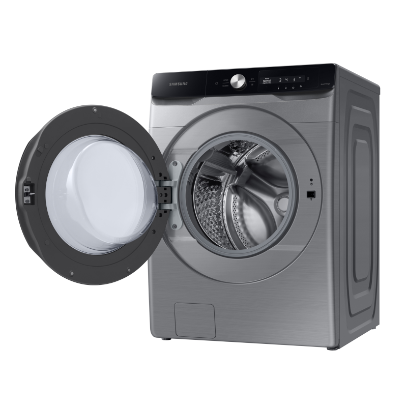 Samsung Lavadora carga frontal de 22kg color acero wf22c6400ap