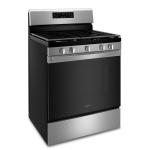 WHIRLPOOL ESTUFA A GAS DE 5 QUEMADORES 5-EN-1 CON FREIDORA DE AIRE EN HORNO WFG535S