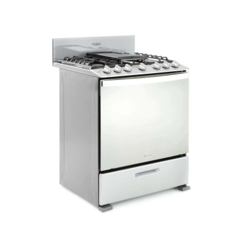 WHIRLPOOL ESTUFA DE 6 QUEMADORES A GAS DE 30" LWFR3400