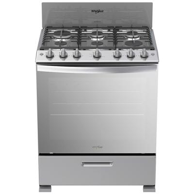 WHIRLPOOL ESTUFA DE 6 QUEMADORES A GAS DE 30" LWFR3400