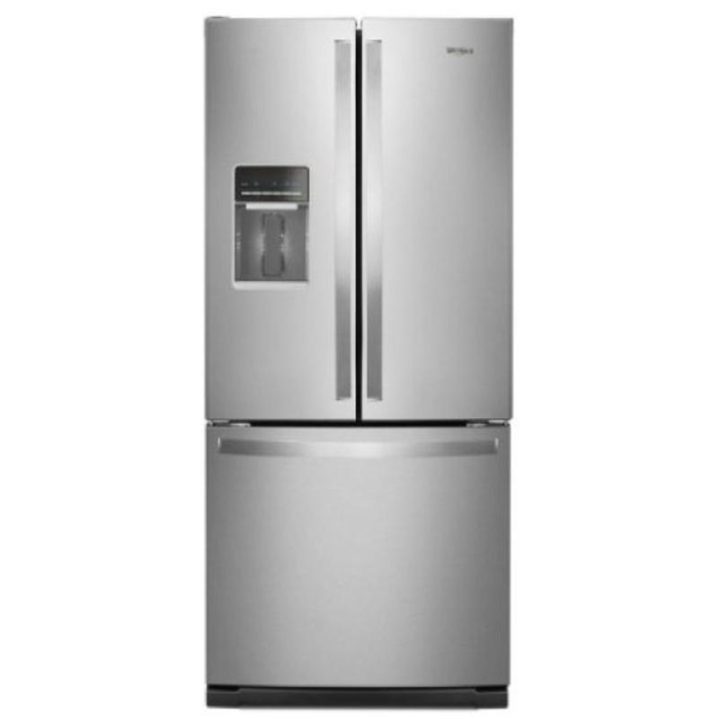 Whirlpool Refrigerador puertas francesas de 19.5cuft mwrf220
