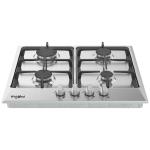 ESTUFA EMPOTRABLE A GAS DE 24" WHIRLPOOL DE 4 QUEMADORES WP2420S