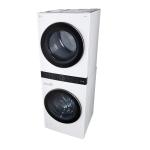 LG TORRE DE LAVADO WASHTOWER DE CARGA FRONTAL INTELIGENTE INVERTER AI DD A GAS Y CONECTIVIDAD LG THINQ DE 22KG COLOR BLANCO WK22WS6