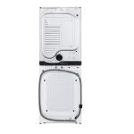 LG TORRE DE LAVADO WASHTOWER DE CARGA FRONTAL INTELIGENTE INVERTER AI DD A GAS Y CONECTIVIDAD LG THINQ DE 22KG COLOR BLANCO WK22WS6