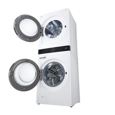 LG TORRE DE LAVADO ELECTRICA DE CARGA FRONTAL INVERTER AI DD Y CONECTIVIDAD LG THINQ DE 22KG COLOR BLANCO WK22WS6