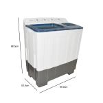 SANKEY LAVADORA SEMI AUTOMATICA DE 18KG BLANCA WM1867