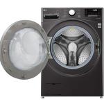 Lg Lavadora de 22kg carga frontal black steel wm22bvs6