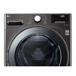 Lg Lavadora de 22kg carga frontal black steel wm22bvs6