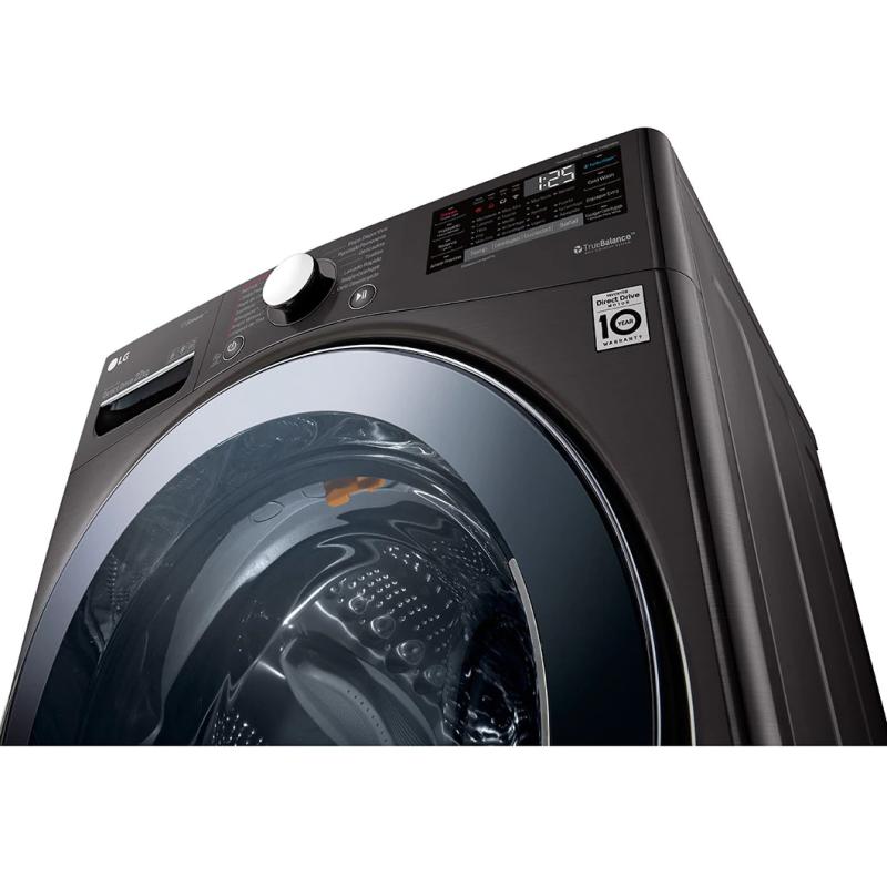 Lg Lavadora de 22kg carga frontal black steel wm22bvs6
