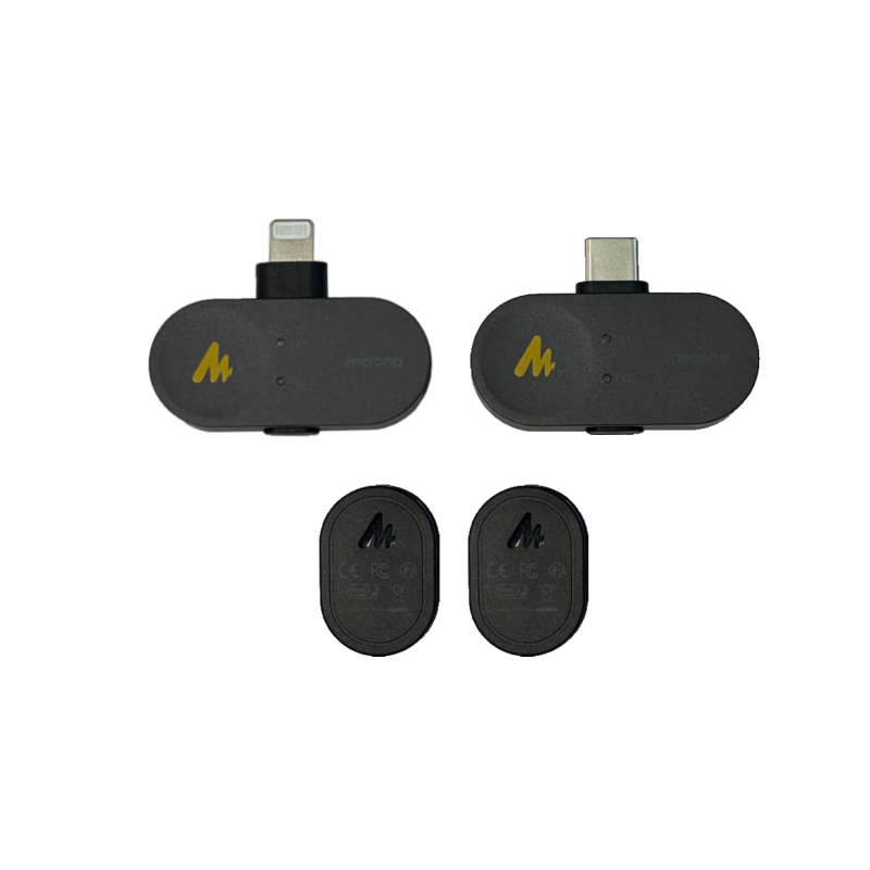 MAONO KIT MICROFONOS DE SOLAPA INALAMBRICOS WAVE T5