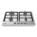 ESTUFA EMPOTRABLE A GAS DE 24" WHIRLPOOL DE 4 QUEMADORES WP2420S