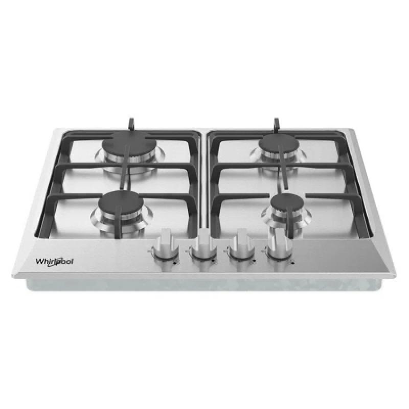 ESTUFA EMPOTRABLE A GAS DE 24" WHIRLPOOL DE 4 QUEMADORES WP2420S