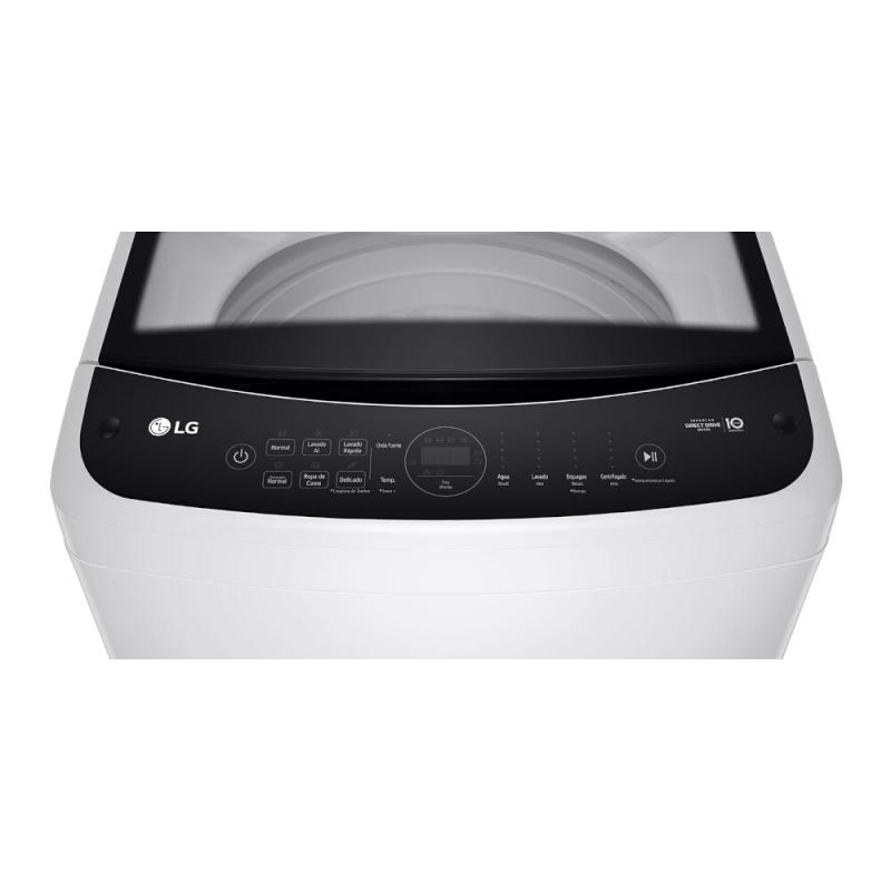 LG LAVADORA CARGA SUPERIOR 19KG LG WT19 MOTOR INVERTER DIRECT DRIVE SISTEMA 6 MOTION BLANCO
