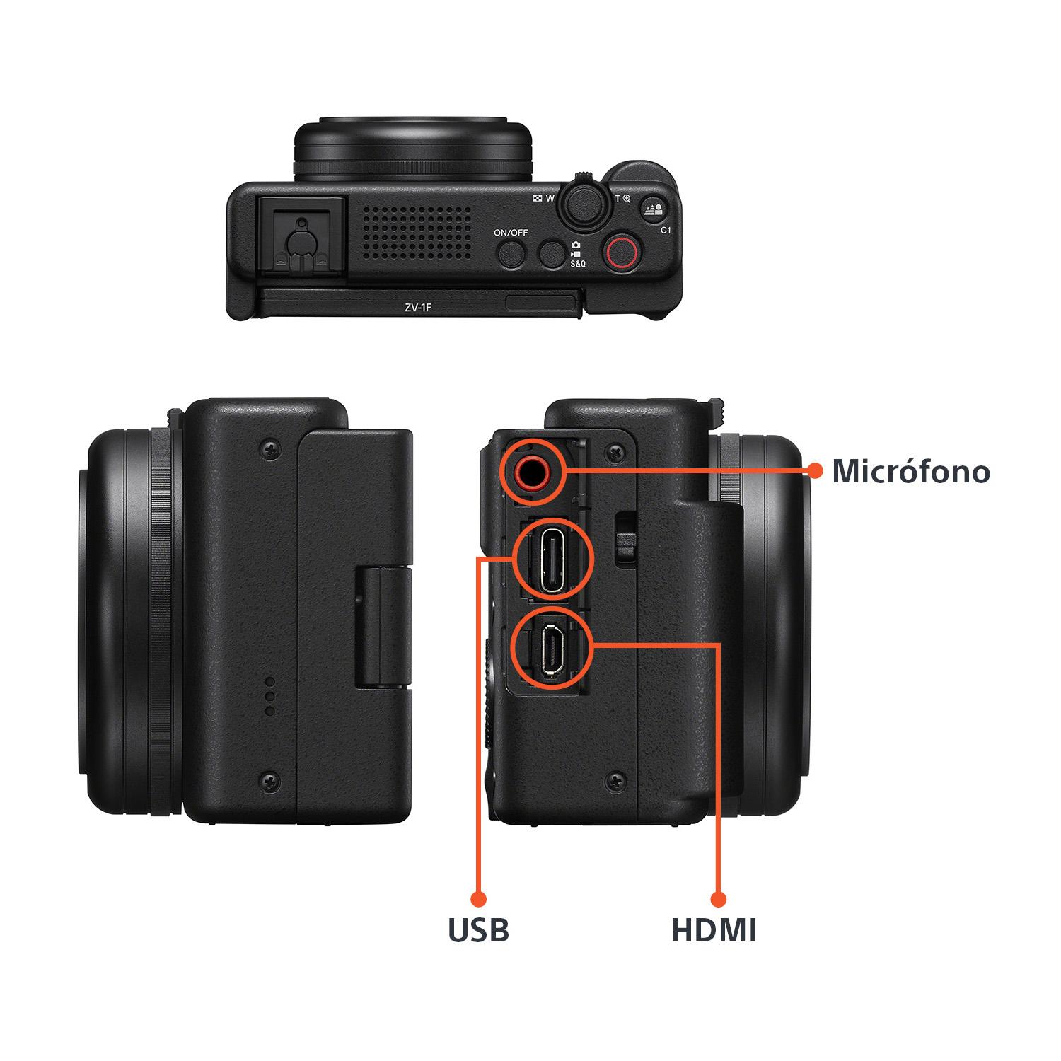 Sony Camara para videoblogs de lente fijo de 20.1mp