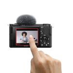 SONY CAMARA DIGITAL DE LENTE INTERCAMBIABLE PARA VLOGGERS CON LENTE ZOOM POTENTE DE 16-50MM